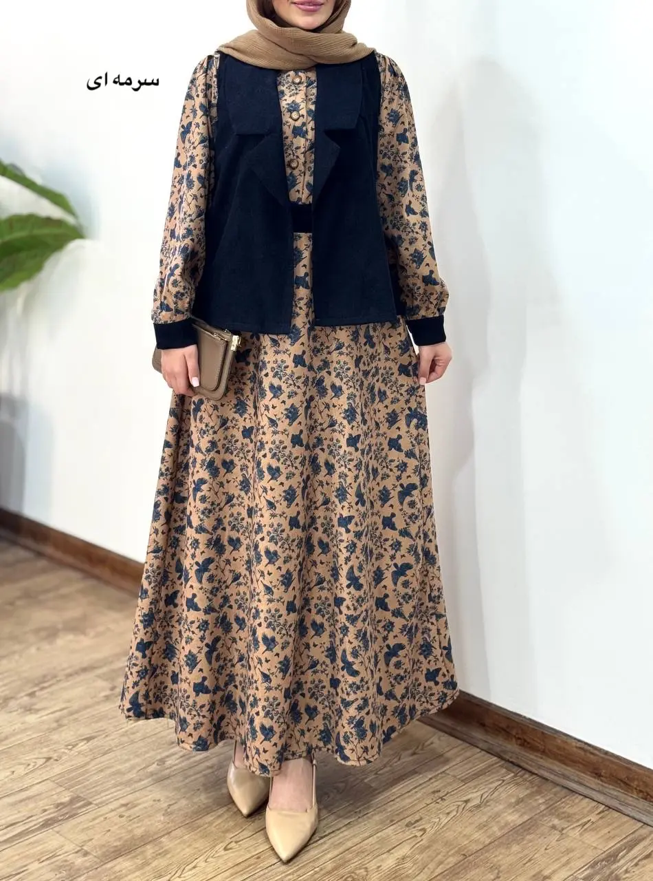 ست پیراهن مانتویی و وست آتیسا 2